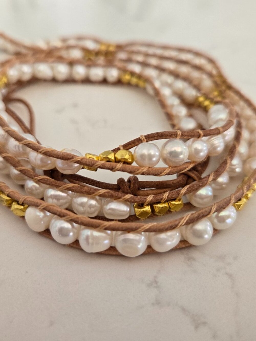 Victoria Emerson Freshwater Pearl Wrap Bracelet - Picture 3 of 7